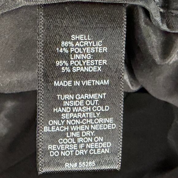 Express Metallic Tweed Shorts Womens 6 Black Gold Pockets Cuffed Lined Chic Y2K - Picture 11 of 13